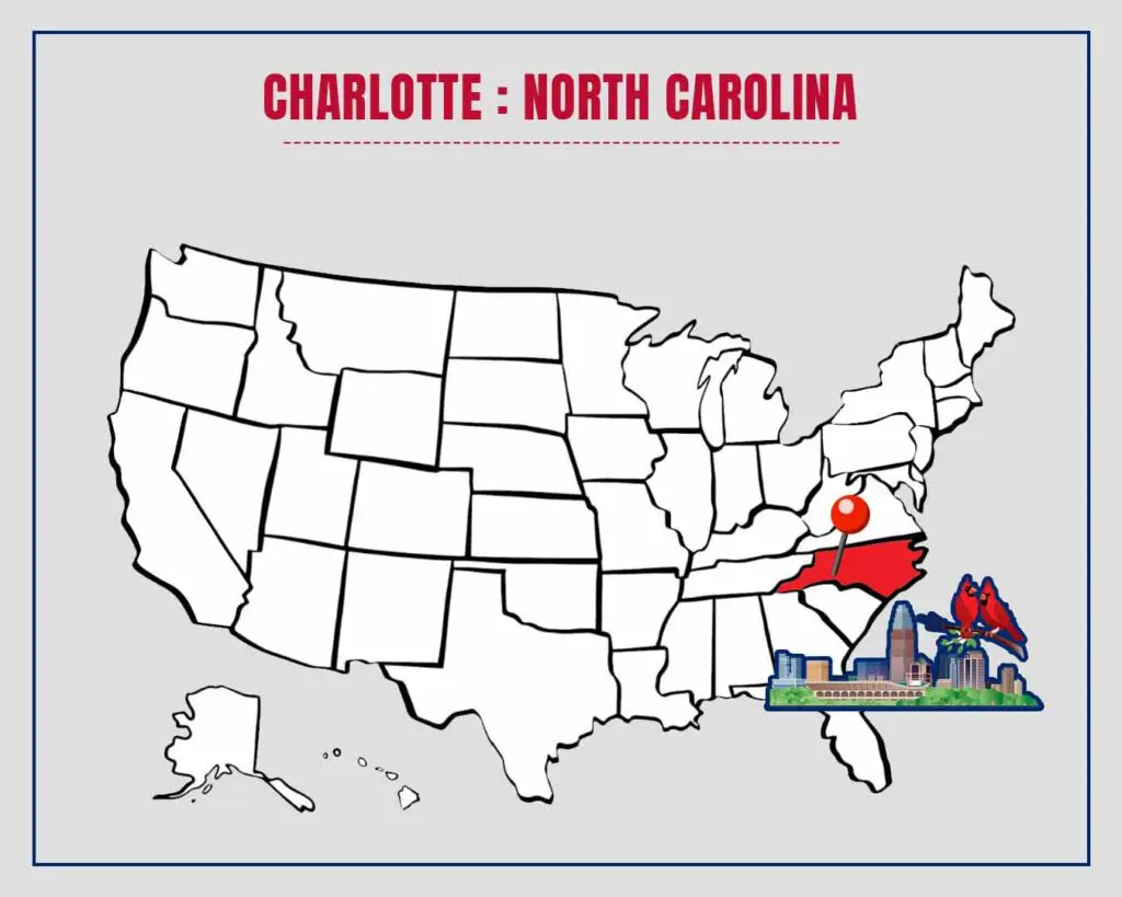 CHARLOTTE NORTH CAROLINA || India To States