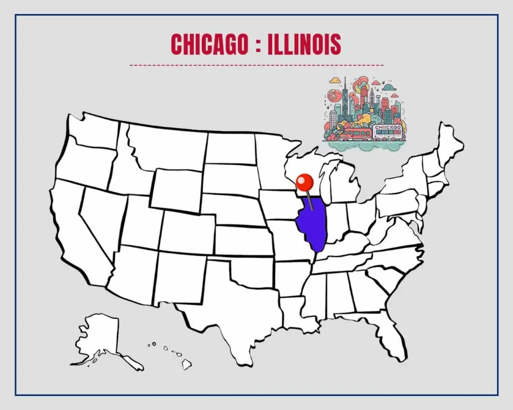 Chicago Illinois || India To States